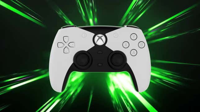 A screenshot shows the new Xbox controller.