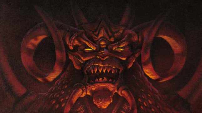 An image shows Diablo from the original game.